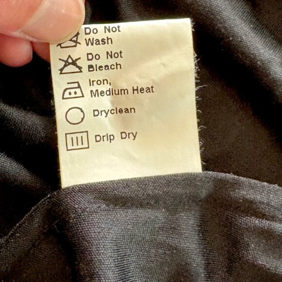 🖤 VINTAGE JIWON PARK - Luxe Black Silk with Ornate Embroidery  Size 8 🖤 - Picture 10 of 11